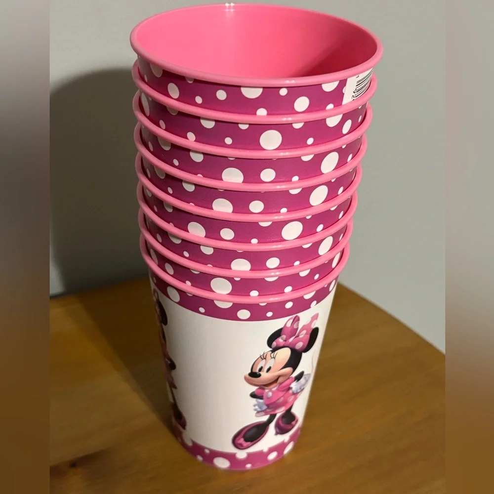 Disney Inspired Minnie Mouse Party Cups - Picture 2 of 2